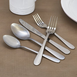 Modern Contemporary Alexis Steel Dessert Flatware Allmodern 20 Piece Stainless Steel Flatware Set