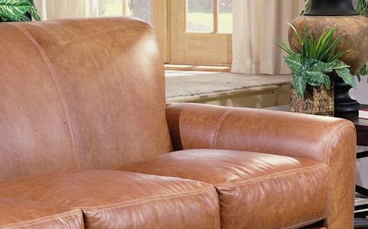 omnia jackson leather sleeper sofa