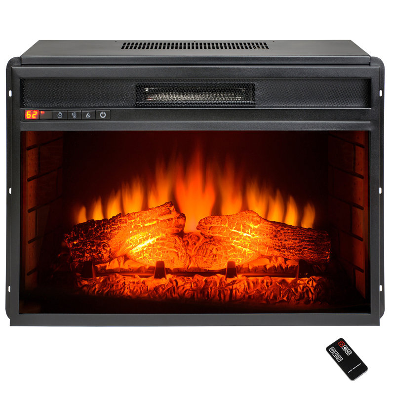 AKDY Wood Burning Electric Fireplace Insert & Reviews Wayfair