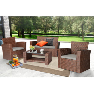 Dark Brown Patio Furniture Wayfair Quickview