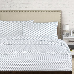 No Iron Percale Sheets Wayfair Fence 250 Thread Count Cotton Percale Sheet Set
