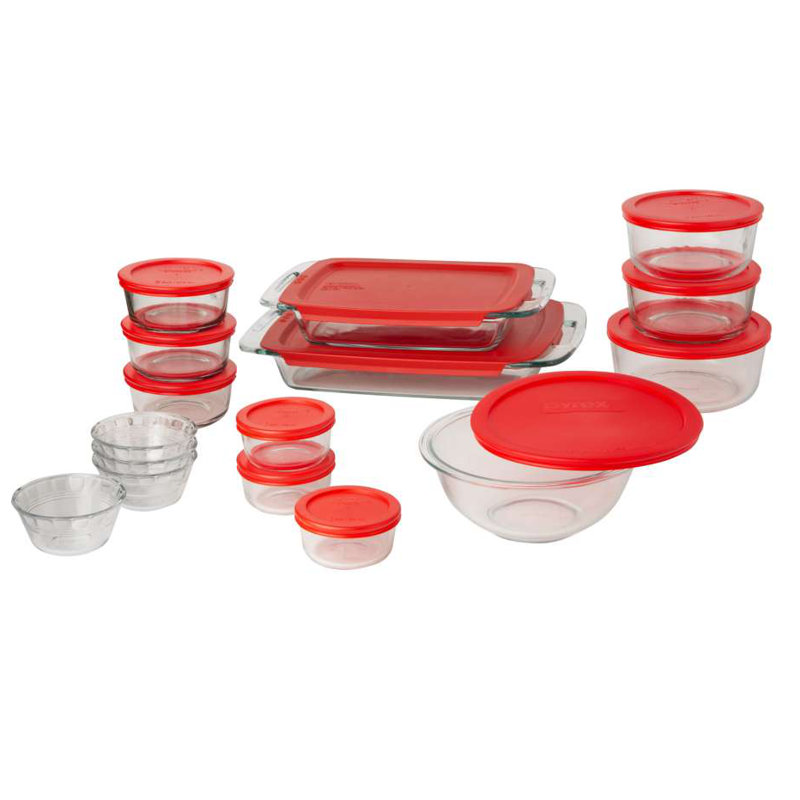 Pyrex 28 Piece Prep Bake & Store Baking Dish Set & Reviews Wayfair