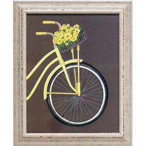 'Bicycle II' by Gwendolyn Babbitt Framed Graphic Art