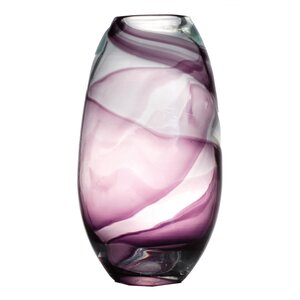 Nastro Viola Glass Vase