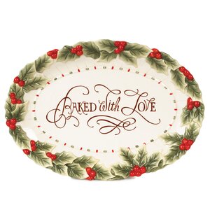 Baked With Love Oval Cookie Platter