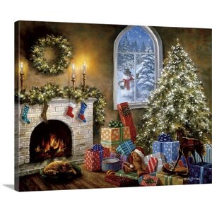 'Creature Was Stirring' Painting Print on Wrapped Canvas