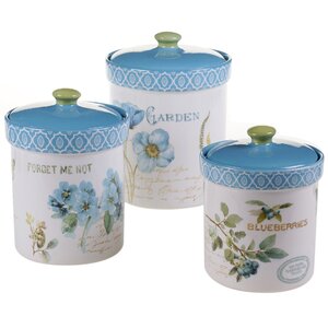 Greenhouse 3-Piece Kitchen Canister Set