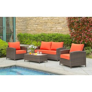 Buy Marybeth 4 Piece Sofa Set with Cushions!