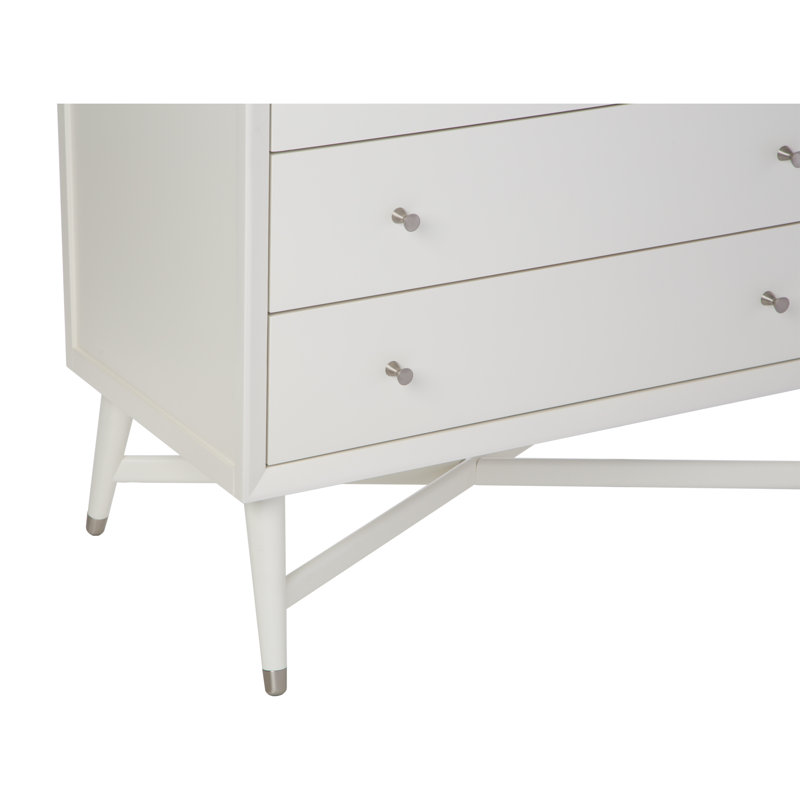 Dwellstudio Mid Century 3 Drawer French White Dresser Reviews Mid Century 3 Drawer French White Dresser