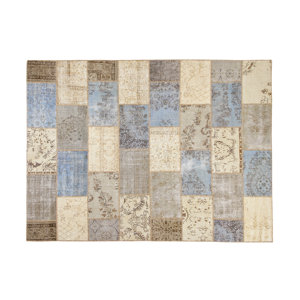 Usak Patchwork Handmade Multicolor Area Rug