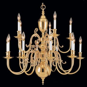 Hermitage 15-Light Candle-Style Chandelier
