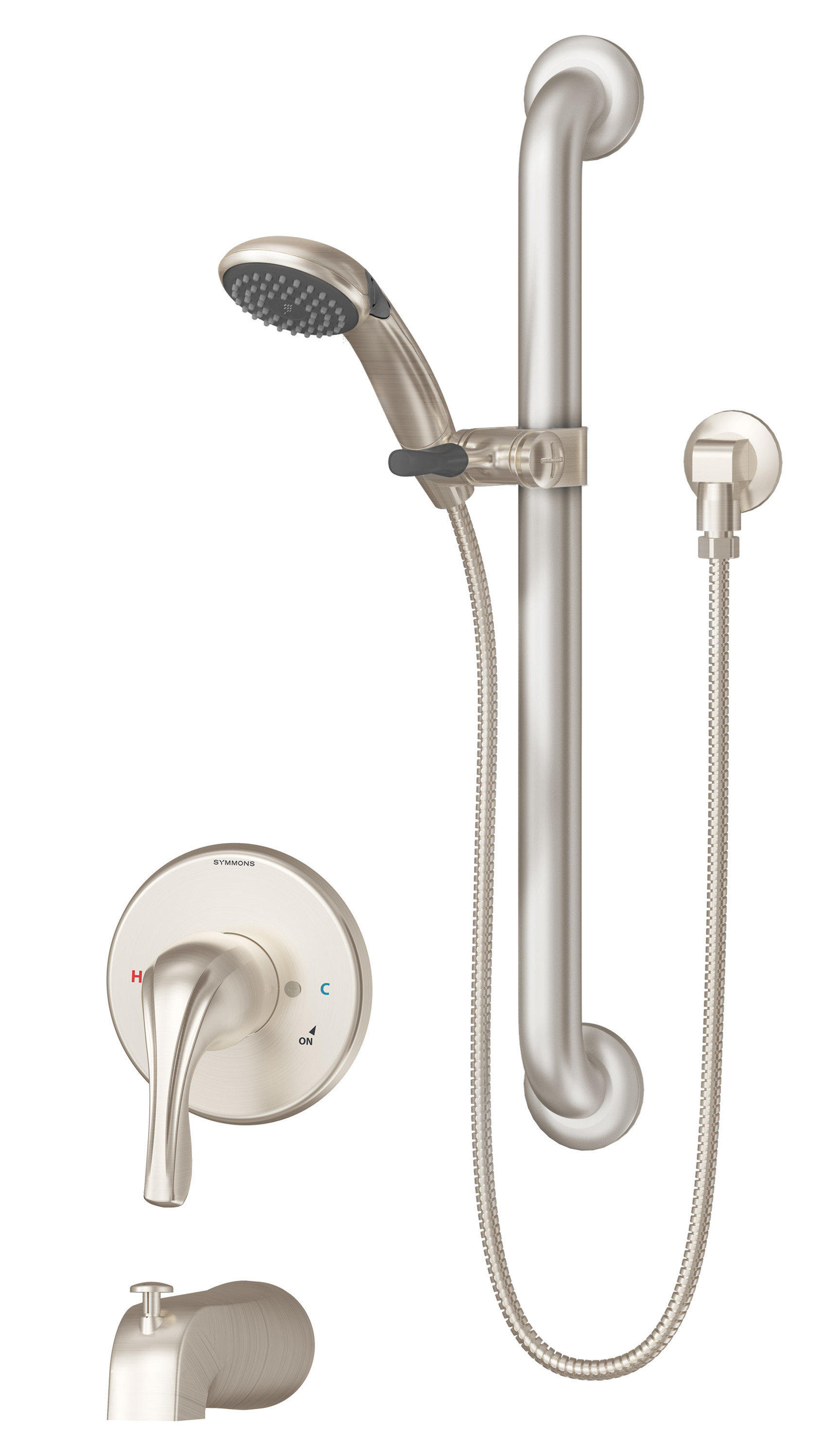 Symmons Origins Single Handle 1 Spray Pressure Balanced Tub And