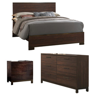 Modern Contemporary Solid Birch Bedroom Furniture Allmodern Shrout Panel Configurable Bedroom Set