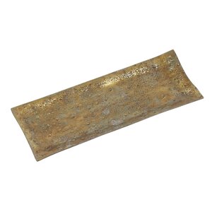 Rough Cast Aluminum Rectangular Tray