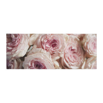 Kess InHouse Susan Sanders Blush Pink Blooming Roses King Featherweight Sham