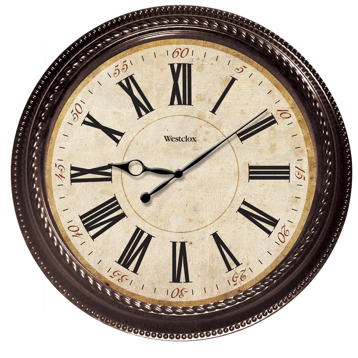 World Menagerie 20 Brown Round Marbled Case Roman Numeral Wall World Menagerie 20 Brown Round Marbled Case Roman Numeral Wall Clock Reviews Wayfair
