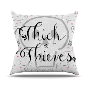Thick as Thieves by Skye Zambrana Throw Pillow