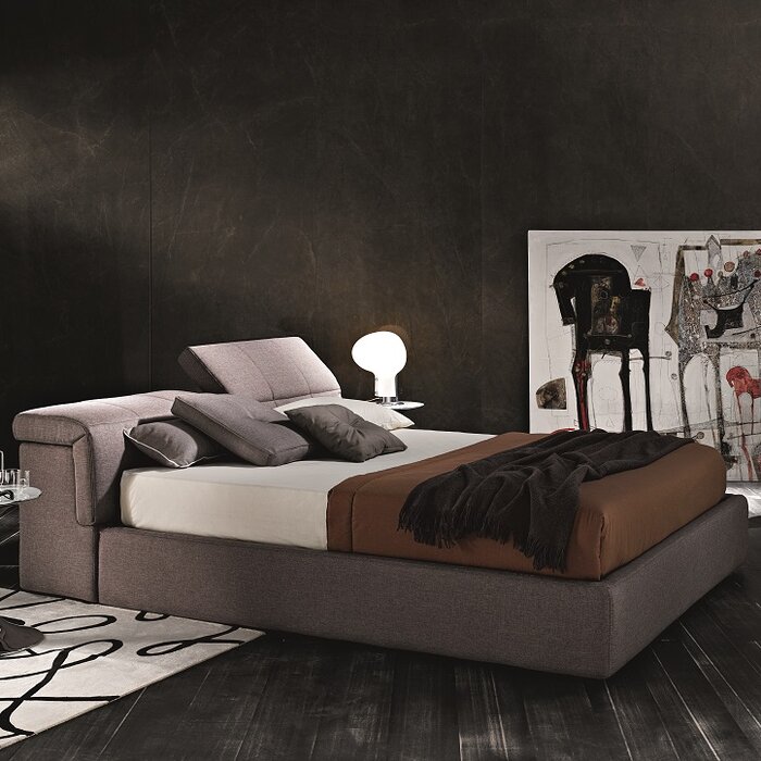 j&m furniture upholstered storage platform bed & reviews | wayfair.ca