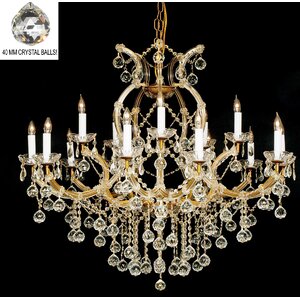 Maria Theresa 16-Light Crystal Chandelier