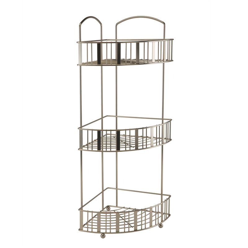 Rebrilliant Diabate Stripe 3 Tier Shower Caddy & Reviews Wayfair