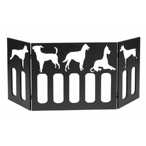 Freestanding Wood Dog Gate