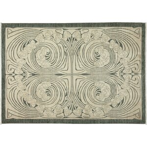 Shalimar Hand-Knotted Ivory Area Rug