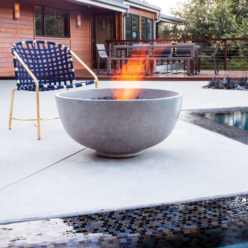 BJFS Urth Concrete Natural Gas/Propane Fire Pit & Reviews Wayfair