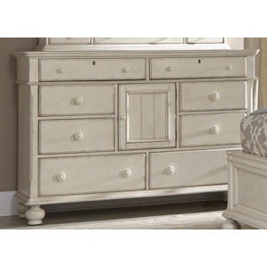 Newport 8 Drawers Combo Dresser by American Woodcrafters