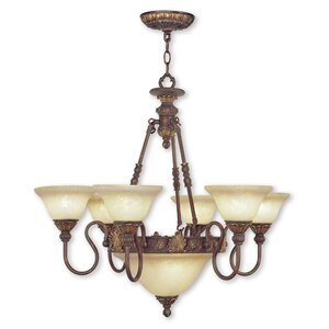 Sealy 8-Light Shaded Chandelier