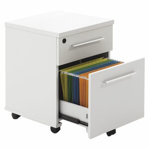 Pure Office 2 Drawer Mobile Vertical File