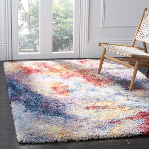 Delma Rust/Ivory Area Rug