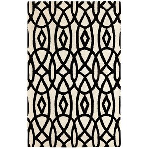 Rentz Ivory/Black Area Rug