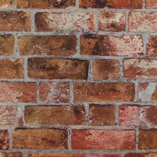 Brick Wood Stone Wallpaper You Ll Love Wayfair Quickview