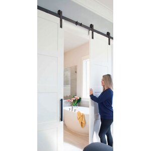 Modern Double Barn Door Handle