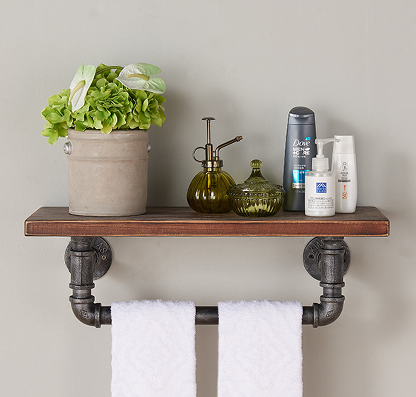 Wood And Metal Wall Shelves trent austin design industrial wood and metal floating wall shelf Wood And Metal Wall Shelves trent austin design industrial wood and metal floating wall shelf