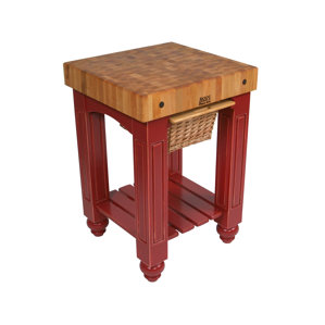 American Heritage Prep Table with Butcher Block Top by John Boos