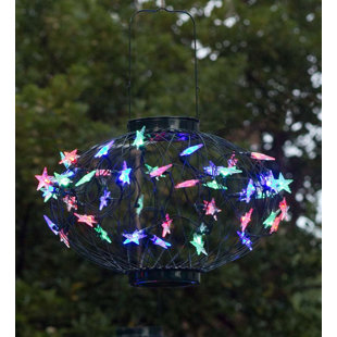 Moroccan Hanging Star Lantern Wayfair Solar Star Decorative Lantern
