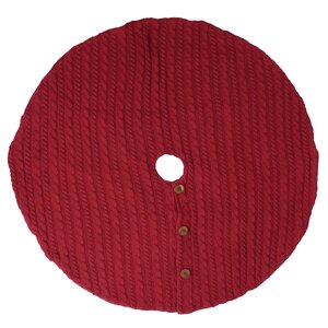 Holiday Cable Knit Tree Skirt Sweater