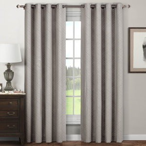 Stockholm Geometric Sheer Curtain Panels (Set of 2)