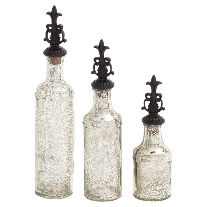 Merignac 3 Piece Decorative Bottle Set Joss & Main