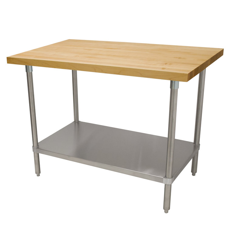 Advance Tabco Prep Table with Wood Top | Wayfair