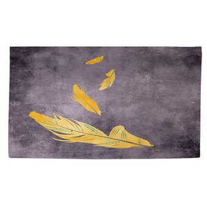 Feather Float Gold Area Rug