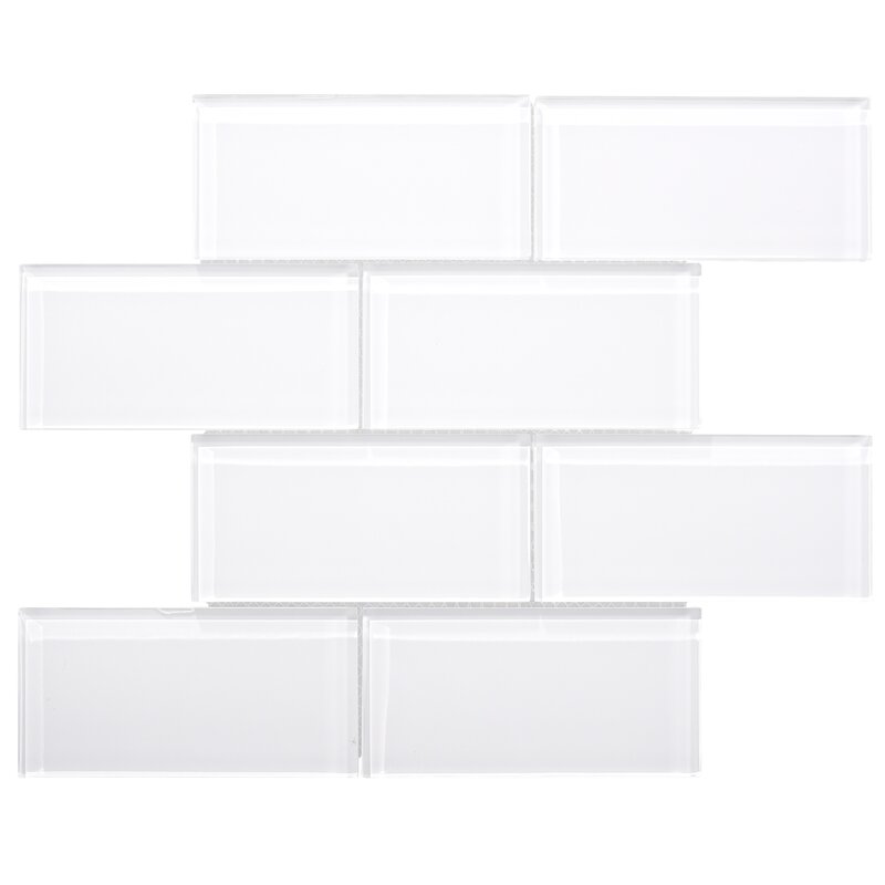 WS Tiles Premium 3 X 6 Glass Subway Tile Reviews Wayfair   Premium 3%2522 X 6%2522 Glass Subway Tile 