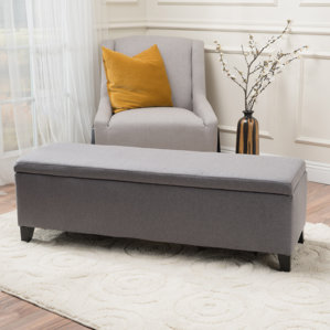 Bedroom Benches You Ll Love Wayfair Schmit Upholstered Storage Bench