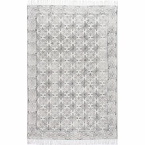 Raelyn Handmade Off White Area Rug