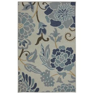 Thorson Power Flower Printed Kitchen Mat