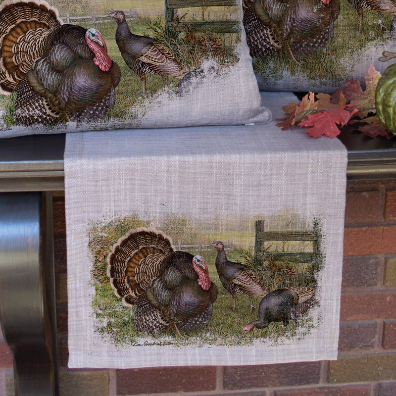 Heritage Lace Wild Turkey Table Runner & Reviews Wayfair