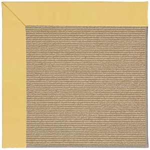 Zoe Machine Tufted Lemon/Brown Indoor/Outdoor Area Rug