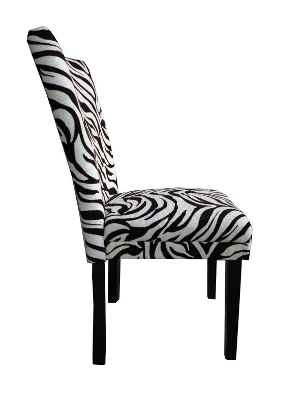 Noya Usa Tiger Striped Upholstered Dining Chair & Reviews 