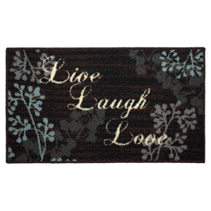 Live Laugh Love Rugs Wayfair Textured Loop Live Laugh Love Kitchen Area Rug